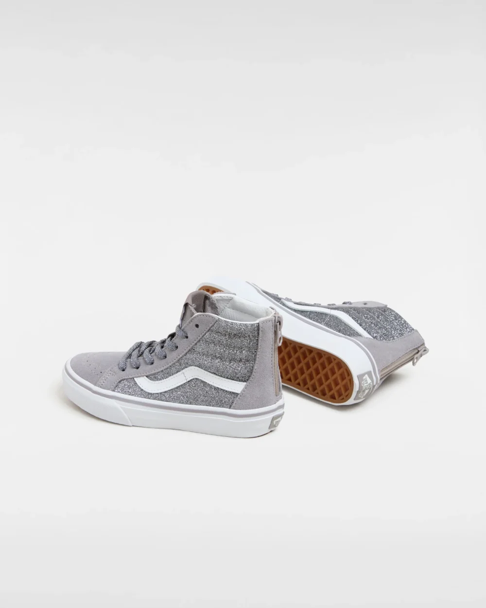VANS - סניקרס ילדים Sk8-Hi – V00CYQ2VM – glitter-gunmetal – 2