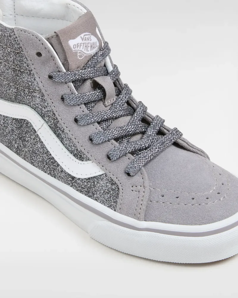 VANS - סניקרס ילדים Sk8-Hi – V00CYQ2VM – glitter-gunmetal – 3
