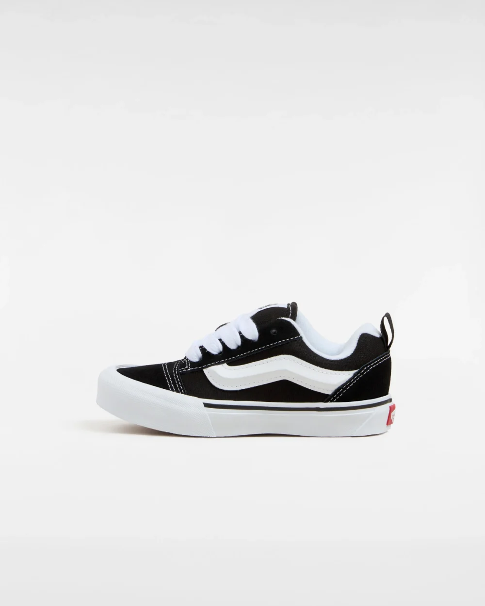 VANS - סניקרס ילדים Knu Skool – V00CYU6BT – black-true-white – 1