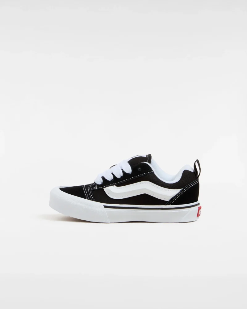 VANS - סניקרס ילדים Knu Skool – V00CYU6BT – black-true-white – 1