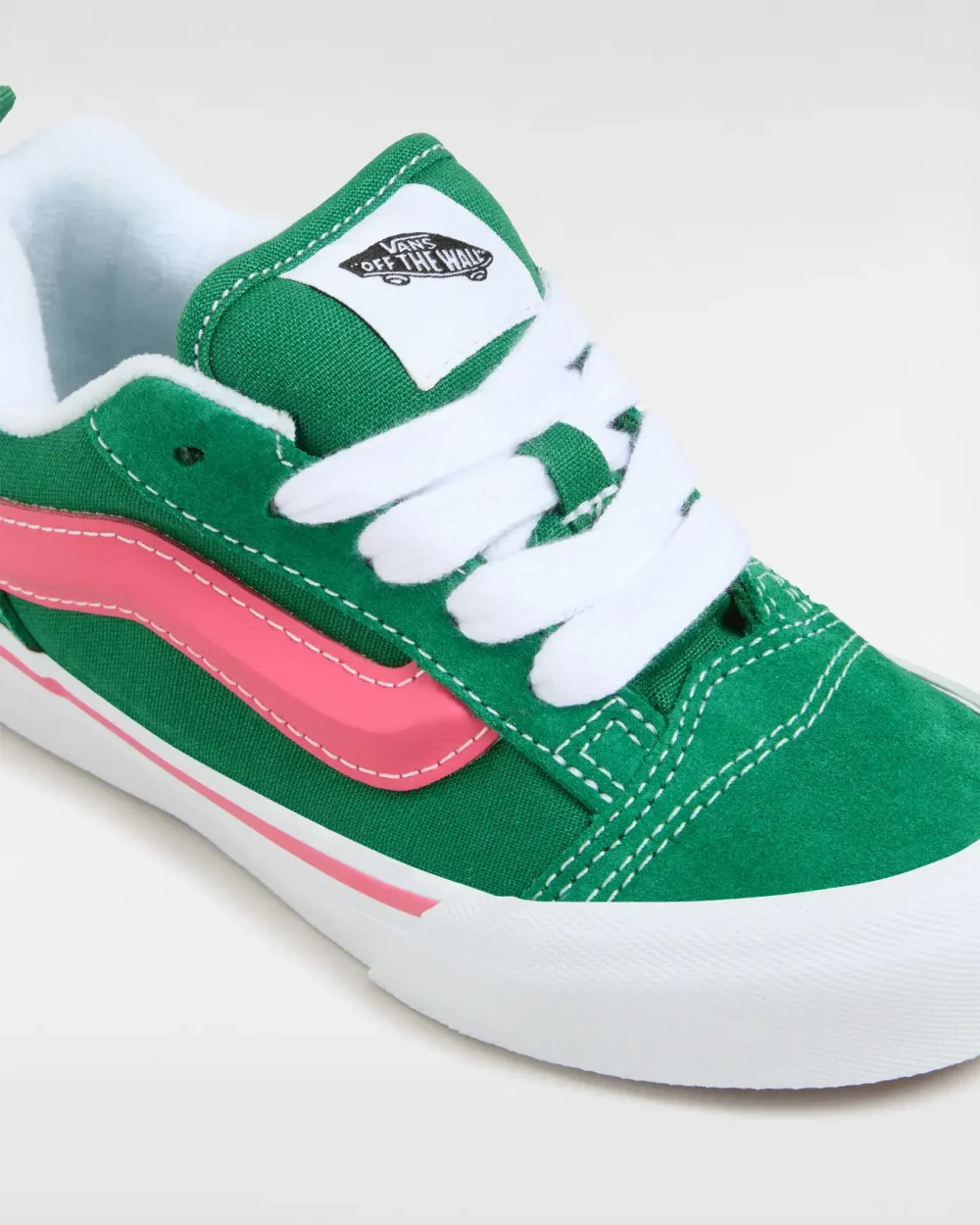 VANS - סניקרס ילדים Knu Skool – V00CYUBOC – green-pink – 3