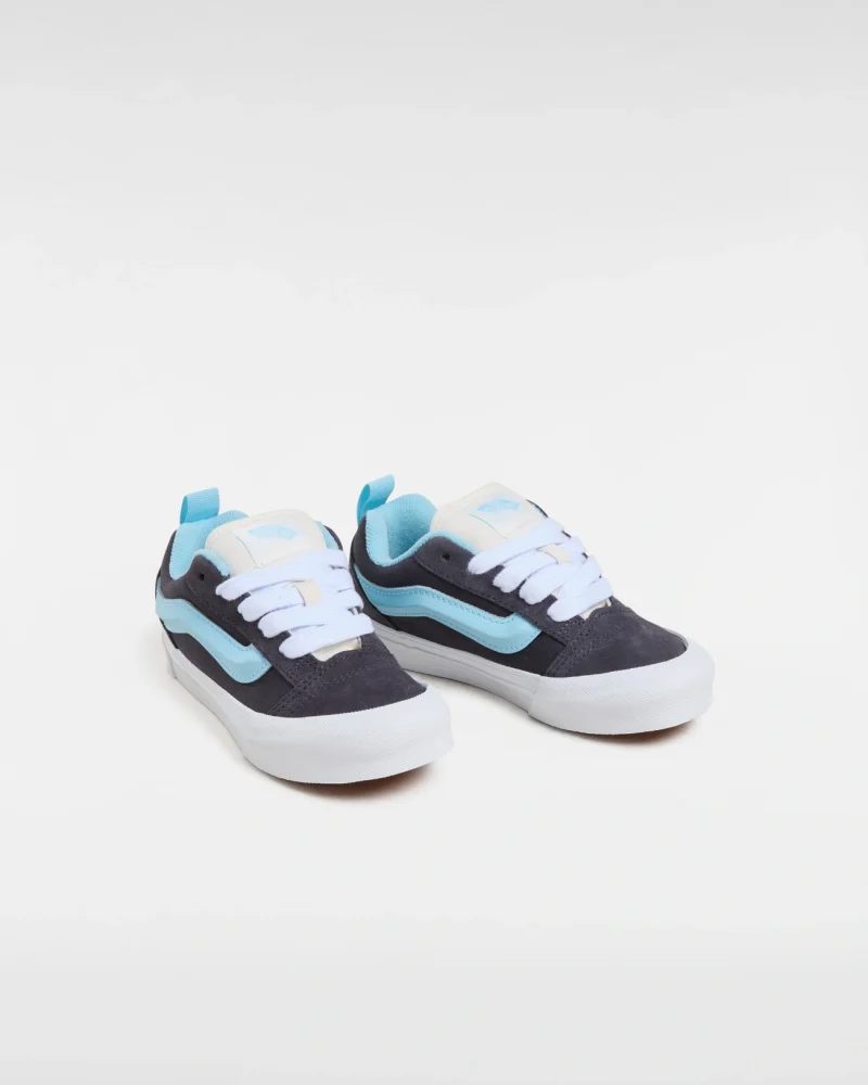 VANS - סניקרס ילדים Knu Skool – V00CYUY31 – retro-sport-grey-blue – 1