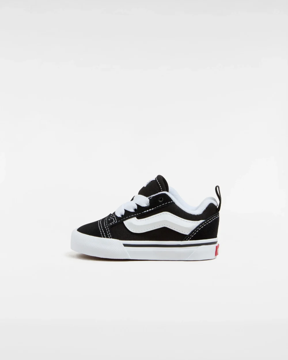 VANS - נעלי תינוקות Knu Skool Elastic Lace – V00D0K6BT – black-true-white – 4