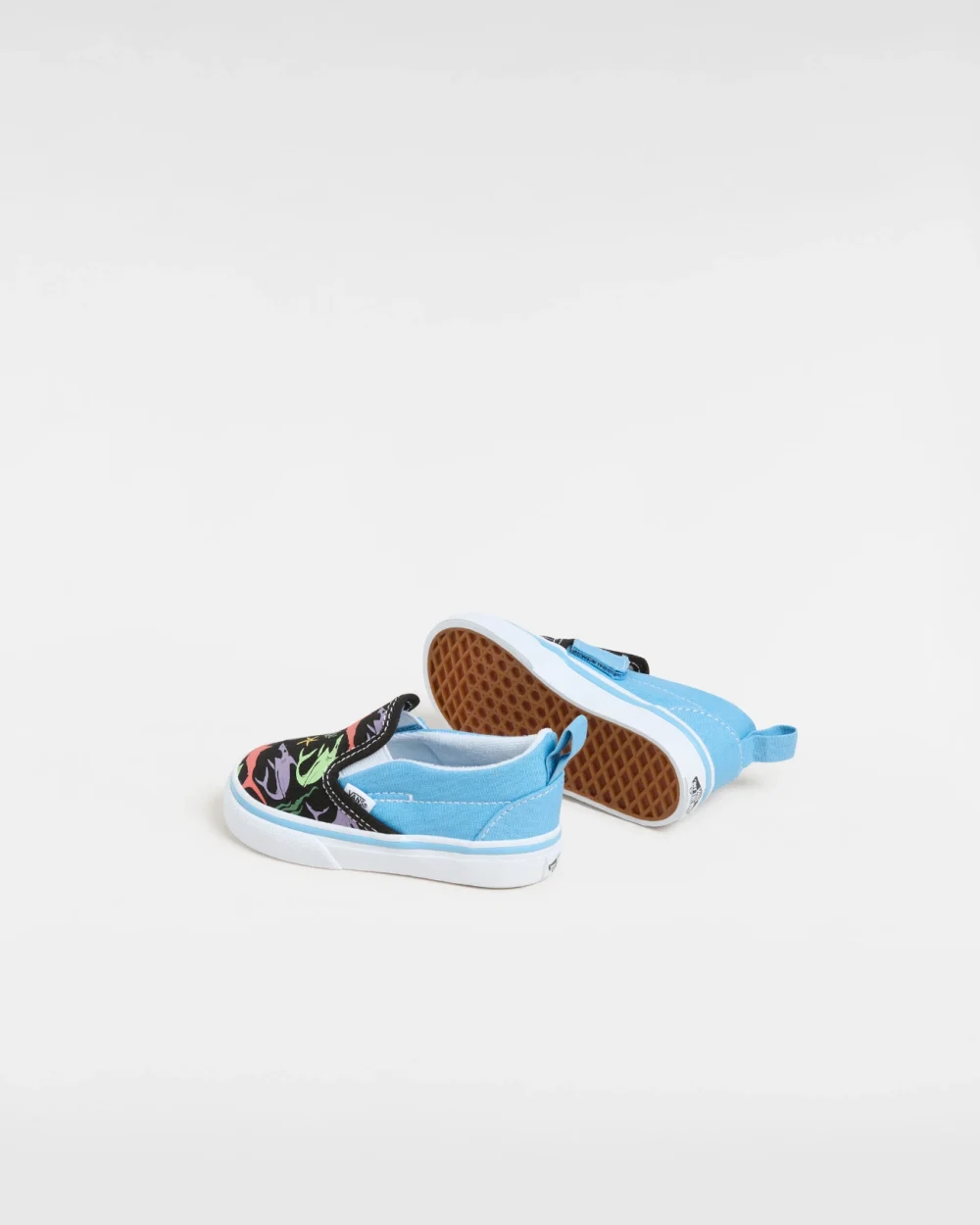 VANS - נעלי תינוקות Slip-On V – V00D0TBER – glow-sharks-blue-multi – 2