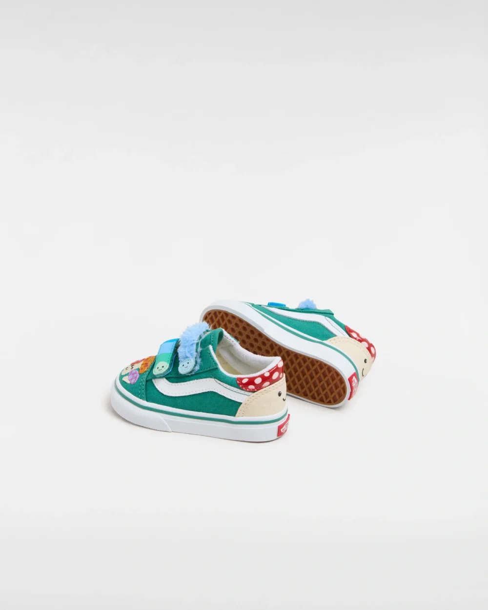 VANS - נעלי תינוקות Old Skool Hook And Loop – V00D1CGRN – green – 2