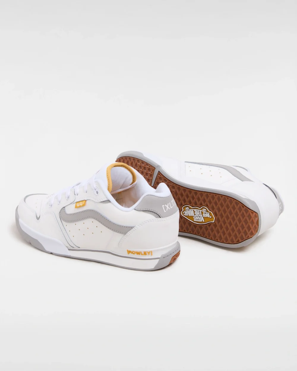 VANS - נעלי סקייט Rowley Xlt Lx – V00D1G92A – white-grey – 2