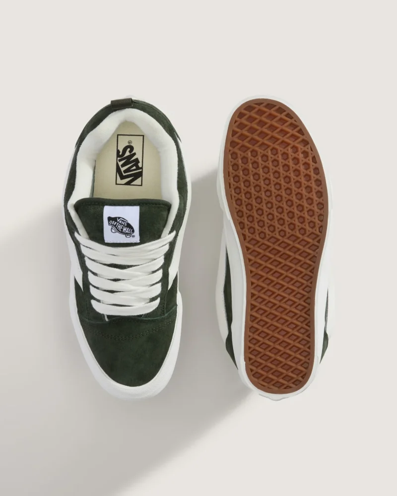 VANS - נעלי סניקרס Knu Skool – V00D22EMU – pig-suede-dried-kelp – 2