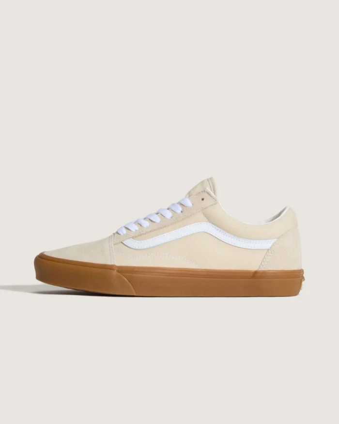 VANS - נעלי סניקרס Old Skool – V00D3H2LH – oatmeal-gum – 1