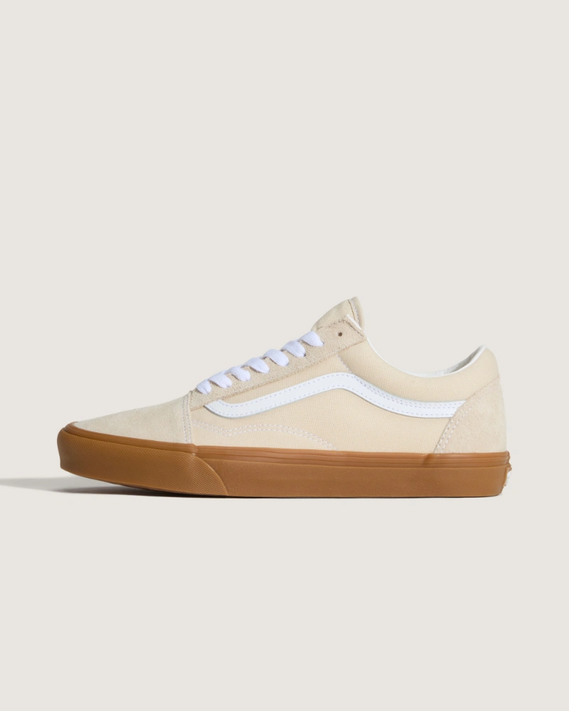 VANS - נעלי סניקרס Old Skool – V00D3H2LH – oatmeal-gum – 1