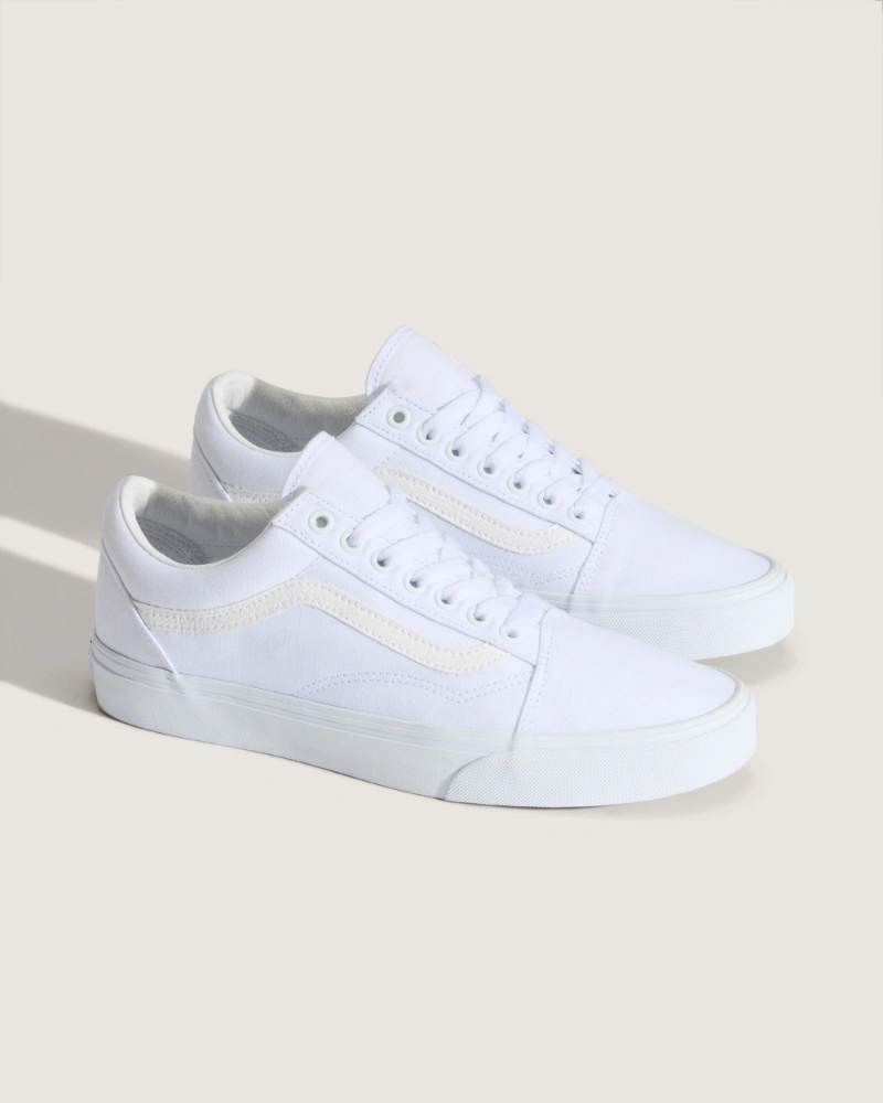 VANS - נעלי סניקרס Old Skool – VD3HW00 – true-white – 1
