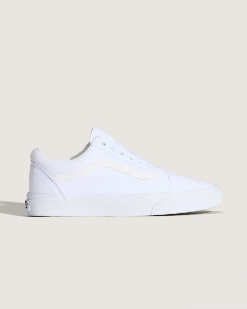 VANS - נעלי סניקרס Old Skool – VD3HW00 – true-white – 5