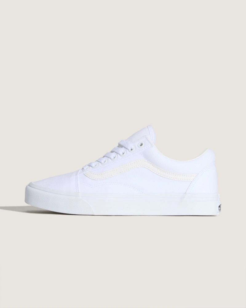 VANS - נעלי סניקרס Old Skool – VD3HW00 – true-white – 1