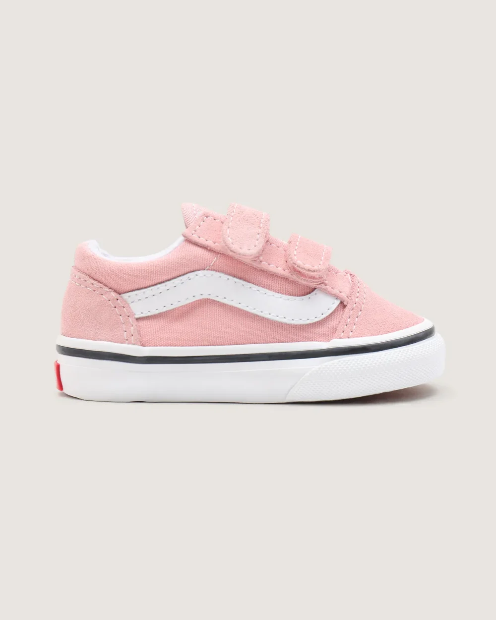 VANS - נעלי תינוקות Old Skool – V00D3Y9AL – powder-pink-true-white – 4