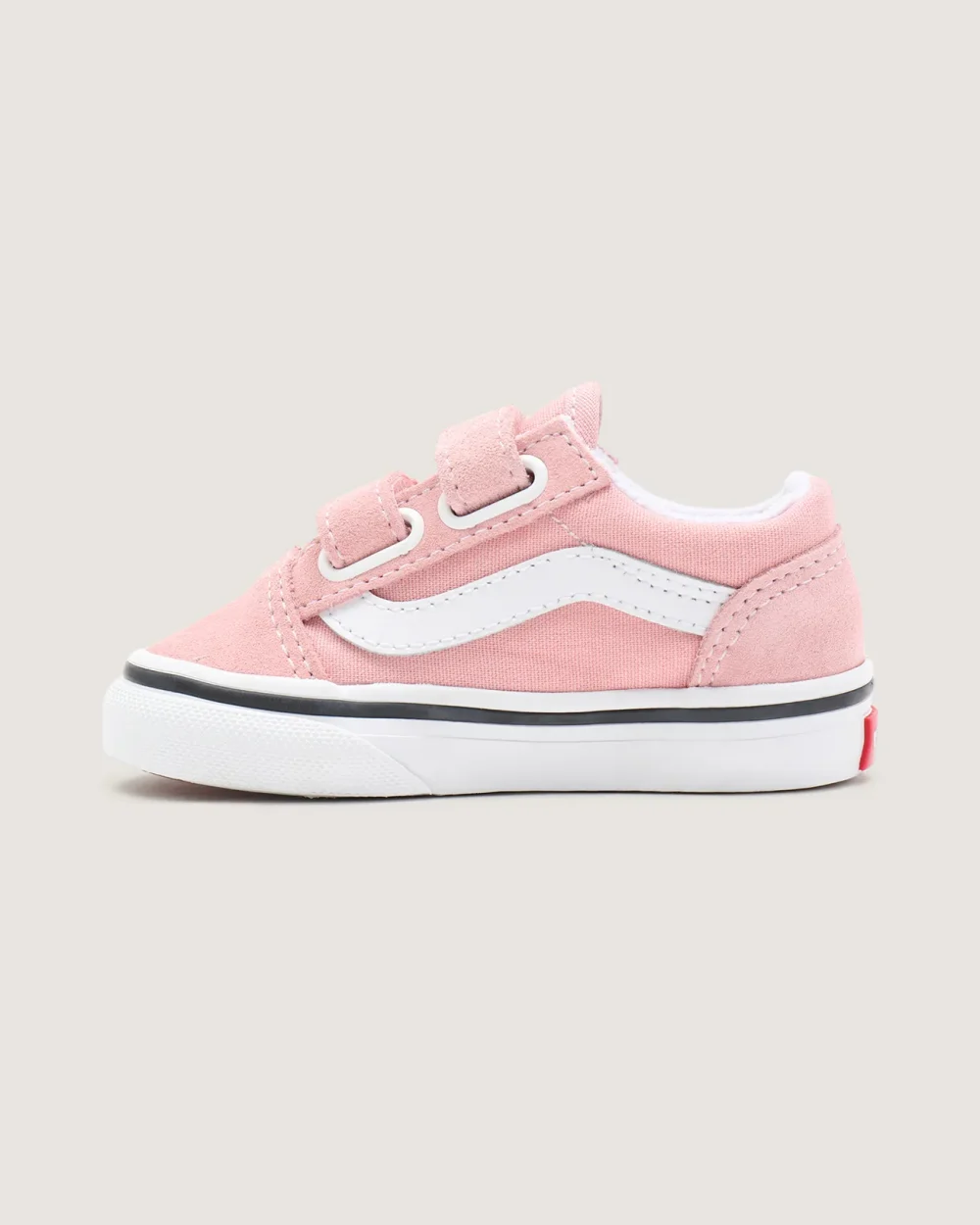 VANS - נעלי תינוקות Old Skool – V00D3Y9AL – powder-pink-true-white – 1