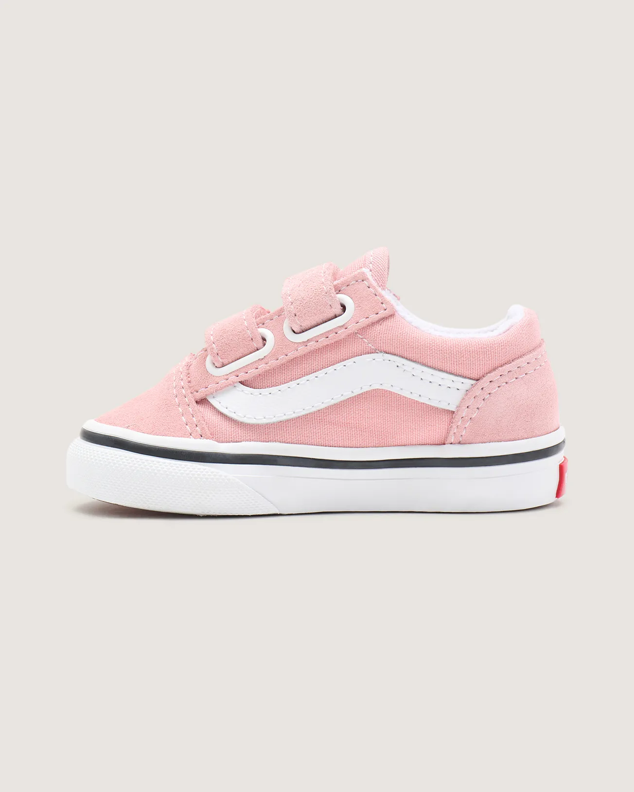 VANS - נעלי תינוקות Old Skool – V00D3Y9AL – powder-pink-true-white – 1