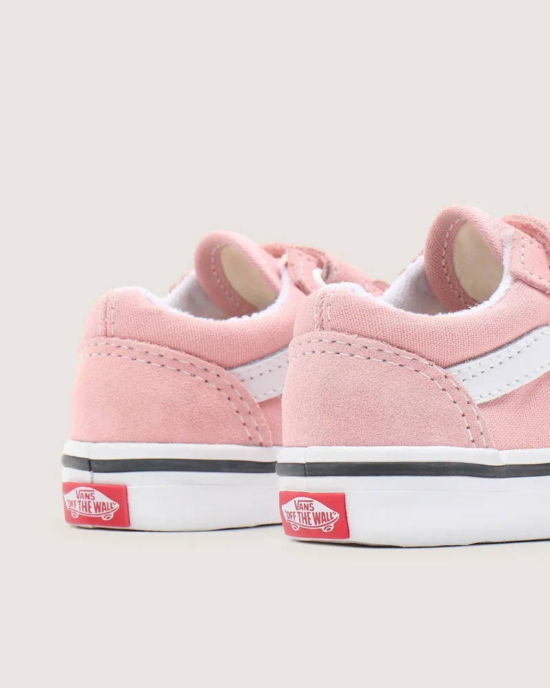 VANS - נעלי תינוקות Old Skool – V00D3Y9AL – powder-pink-true-white – 7
