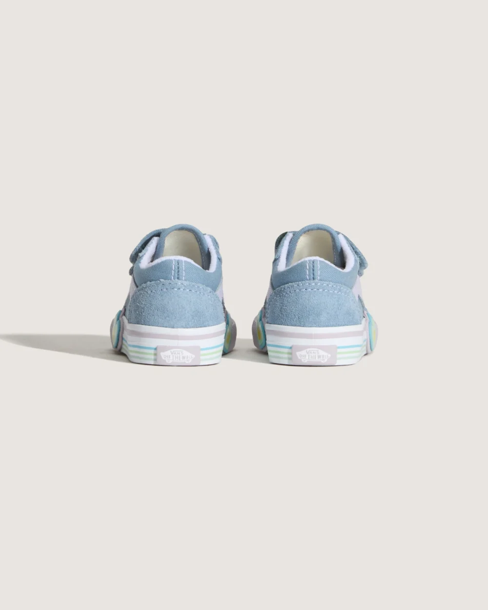 VANS - נעלי תינוקות Old Skool V Heart – V00D4SCFL – citadel – 3