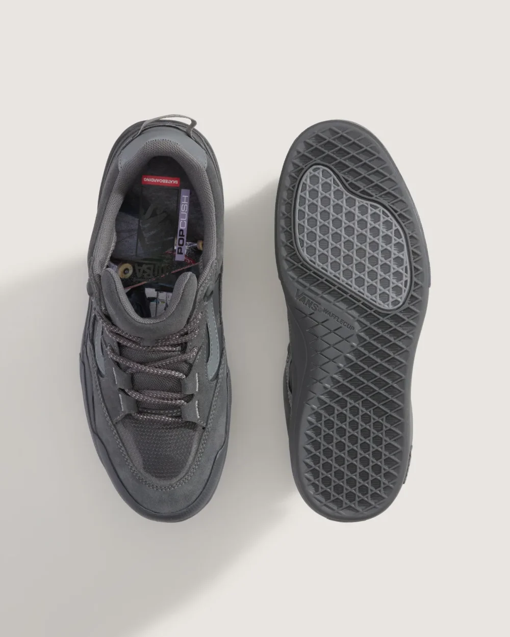 VANS - נעלי סקייט Skate 2 Wayvee – V00D5DBGF – atiba-gray – 2