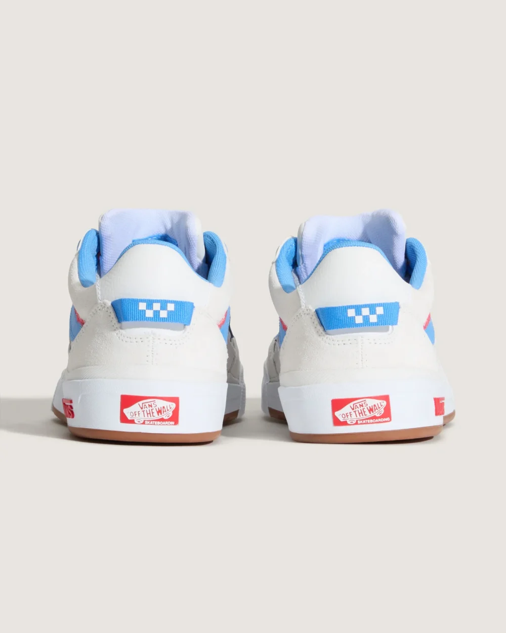 VANS - נעלי סקייט Skate 2 Wayvee – V00D5DDUF – blanc-de-blanc-azure-blue – 3