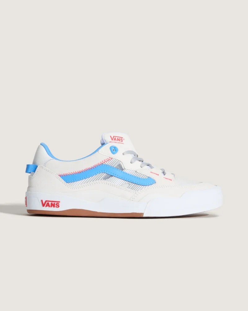 VANS - נעלי סקייט Skate 2 Wayvee – V00D5DDUF – blanc-de-blanc-azure-blue – 4