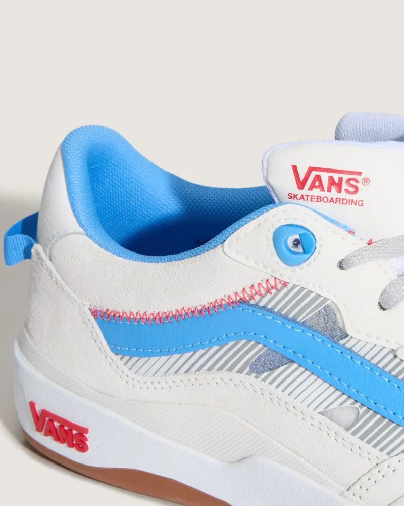 VANS - נעלי סקייט Skate 2 Wayvee – V00D5DDUF – blanc-de-blanc-azure-blue – 6