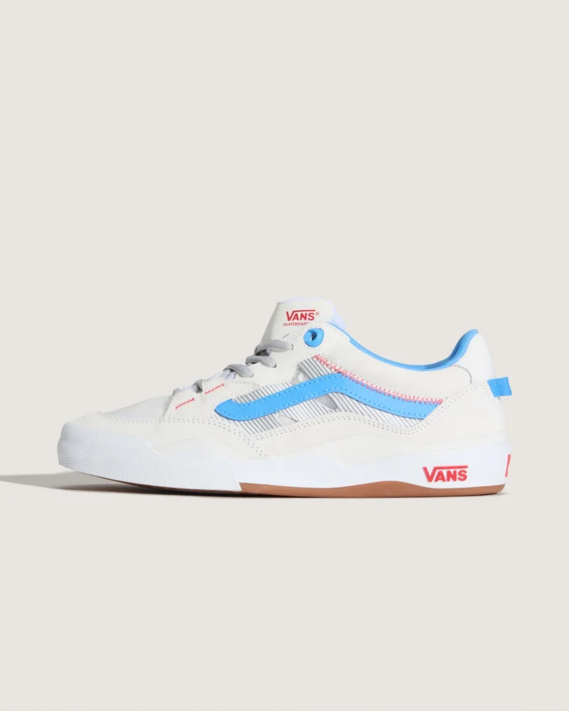 VANS - נעלי סקייט Skate 2 Wayvee – V00D5DDUF – blanc-de-blanc-azure-blue – 1
