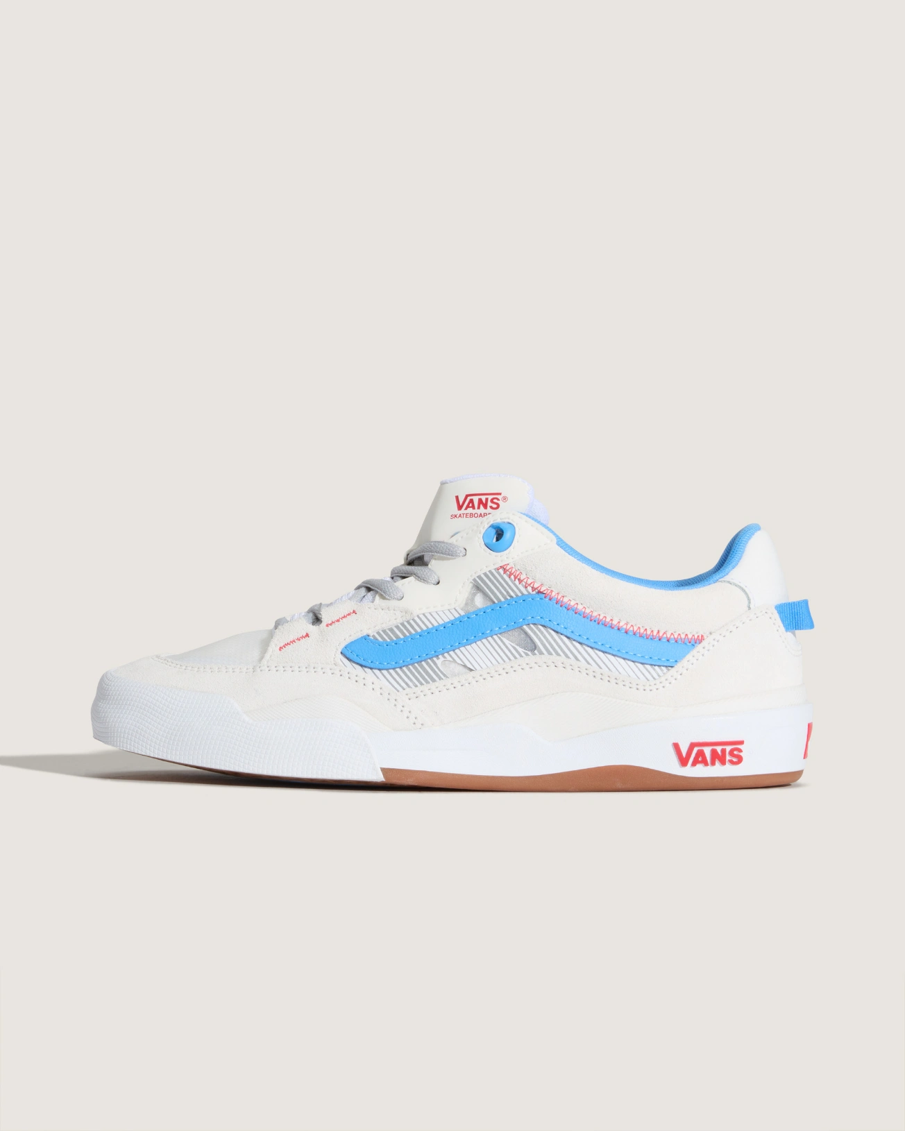 VANS - נעלי סקייט Skate 2 Wayvee – V00D5DDUF – blanc-de-blanc-azure-blue – 1