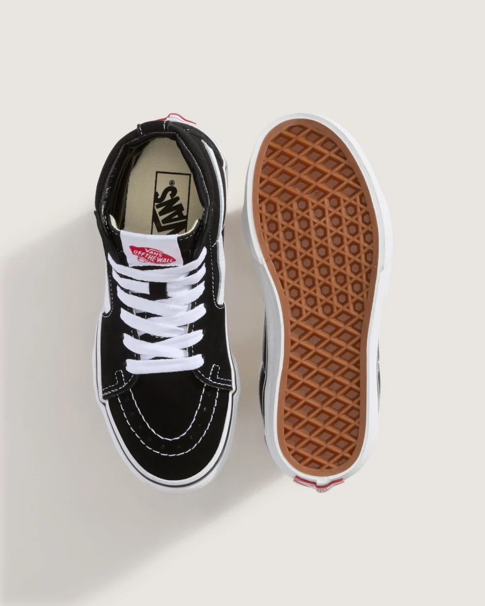VANS - סניקרס ילדים Sk8-Hi – VD5F6BT – black-true-white – 2
