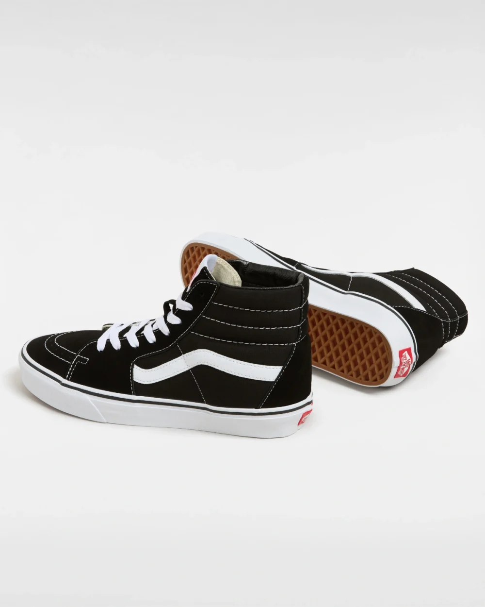 VANS - נעלי סניקרס Sk8-Hi – VD5IB8C – black-black-white – 2