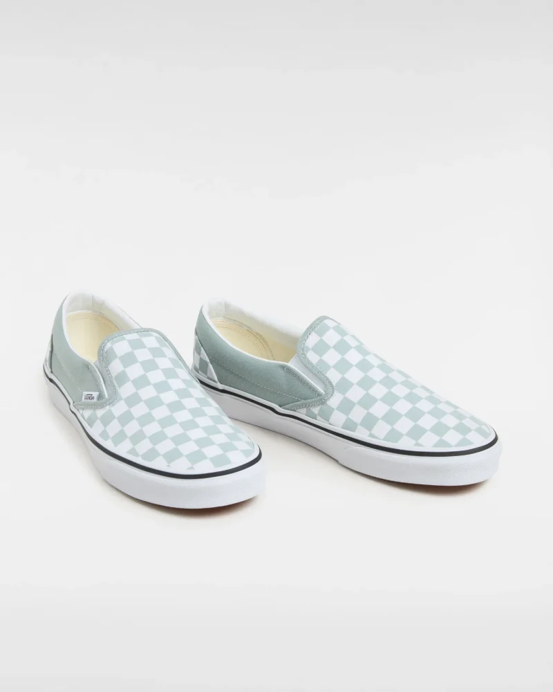 VANS - נעלי סניקרס Classic Slip-On – V00D5PEPO – color-theory-checkerboard-pure-grey – 1