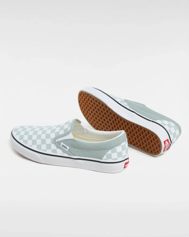 VANS - נעלי סניקרס Classic Slip-On – V00D5PEPO – color-theory-checkerboard-pure-grey – 2