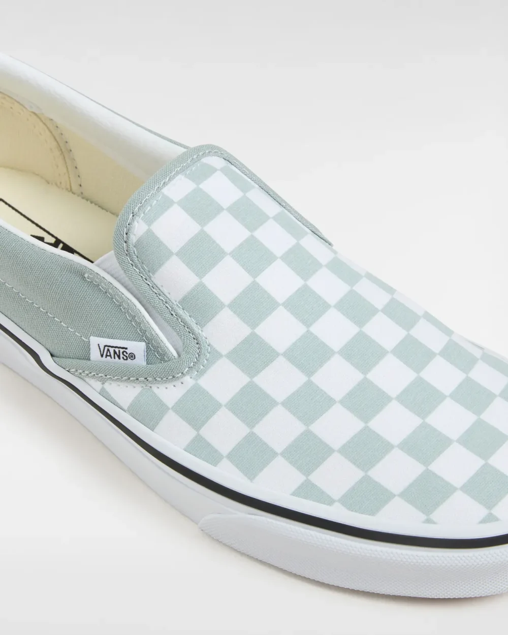 VANS - נעלי סניקרס Classic Slip-On – V00D5PEPO – color-theory-checkerboard-pure-grey – 3