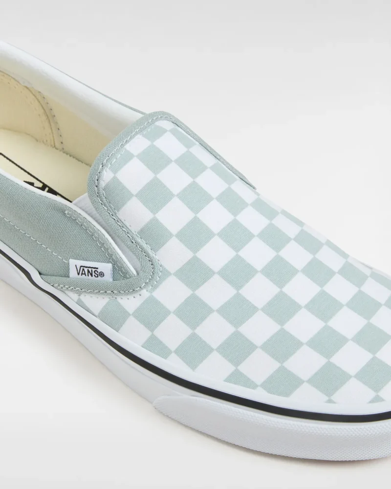 VANS - נעלי סניקרס Classic Slip-On – V00D5PEPO – color-theory-checkerboard-pure-grey – 3