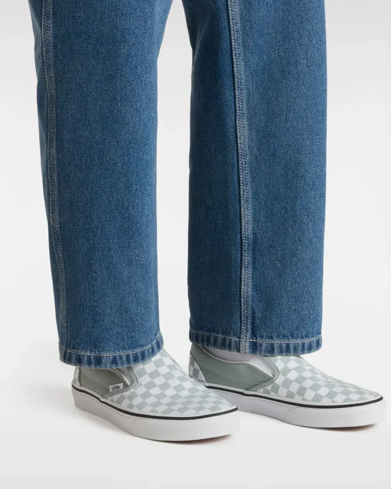VANS - נעלי סניקרס Classic Slip-On – V00D5PEPO – color-theory-checkerboard-pure-grey – 4