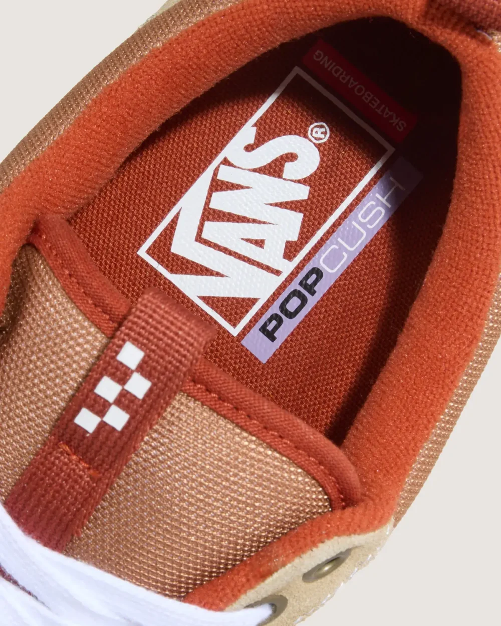 VANS - נעלי סקייט + Skate Old Skool 36 – V00D5R11U – khaki-burnt-orange – 5