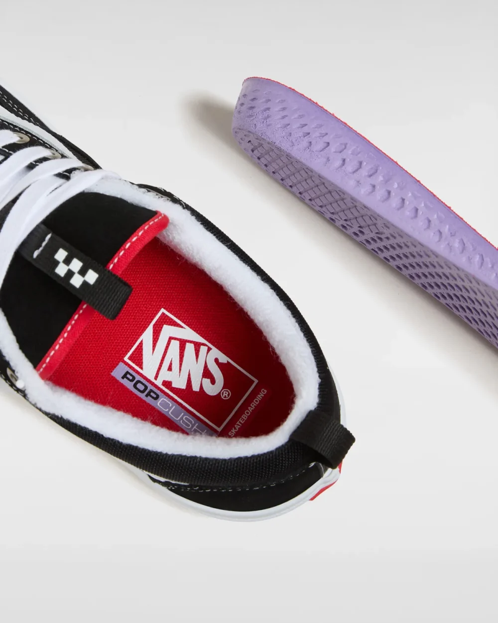 VANS - נעלי סקייט + Skate Old Skool 36 – V00D5RBA2 – black-white – 5