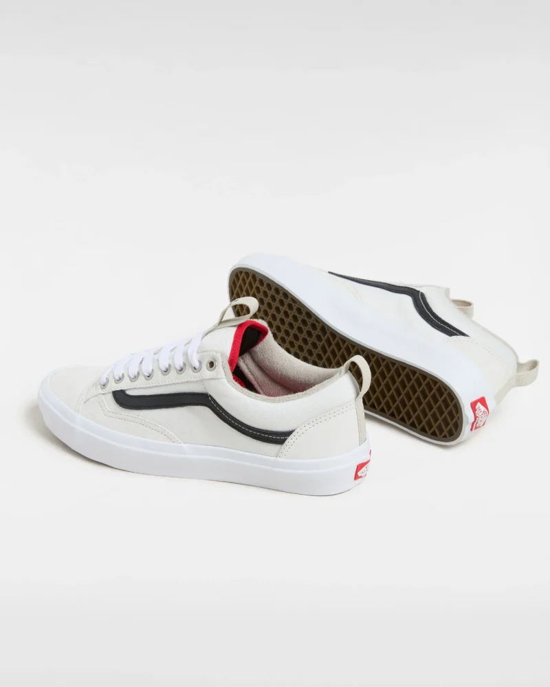 VANS - נעלי סקייט + Skate Old Skool 36 – V00D5RZHJ – antique-white-black – 2