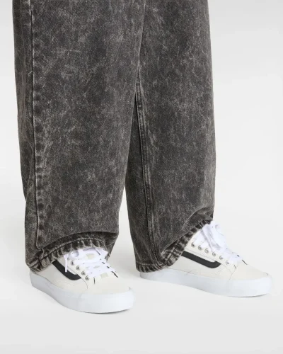 VANS - נעלי סקייט + Skate Old Skool 36 – V00D5RZHJ – antique-white-black – 4