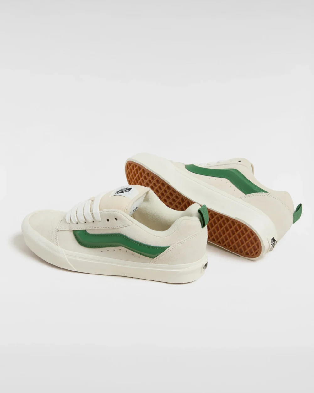 VANS - נעלי סניקרס Knu Skool – V00D6CWTM – vintage-suede-white-multi – 2