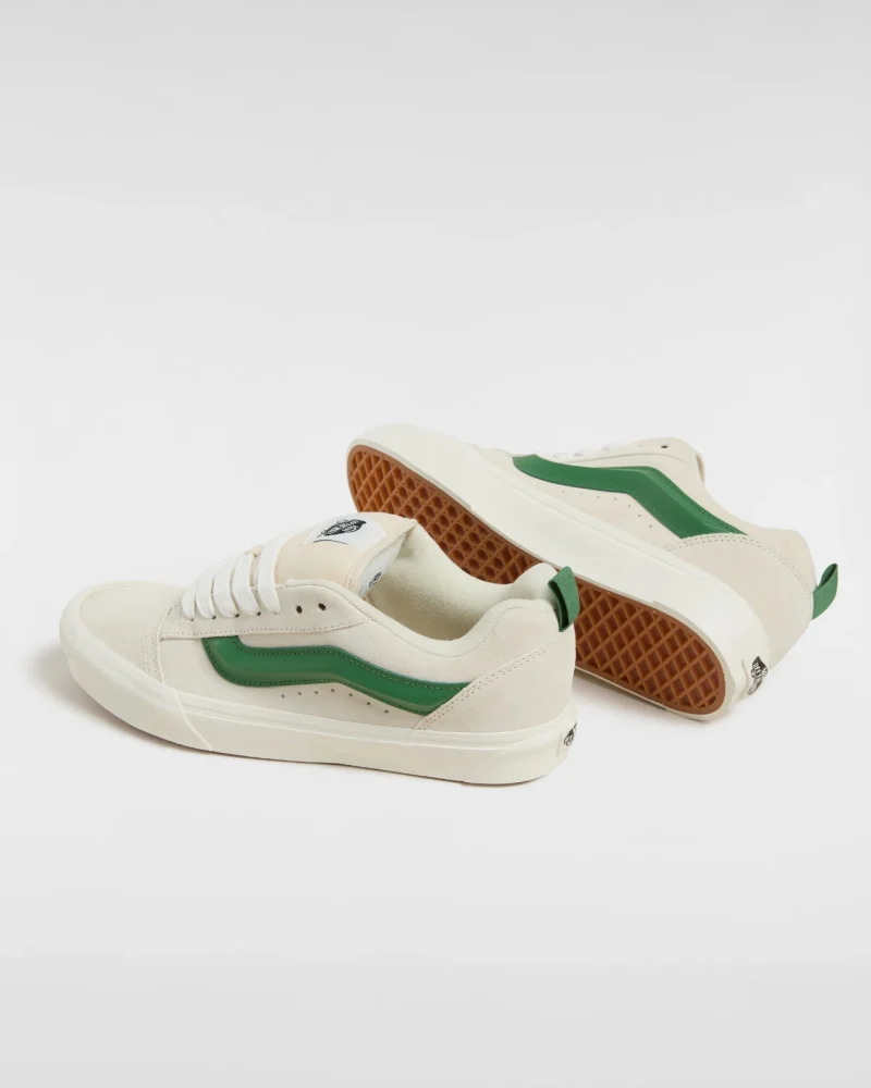 VANS - נעלי סניקרס Knu Skool – V00D6CWTM – vintage-suede-white-multi – 2