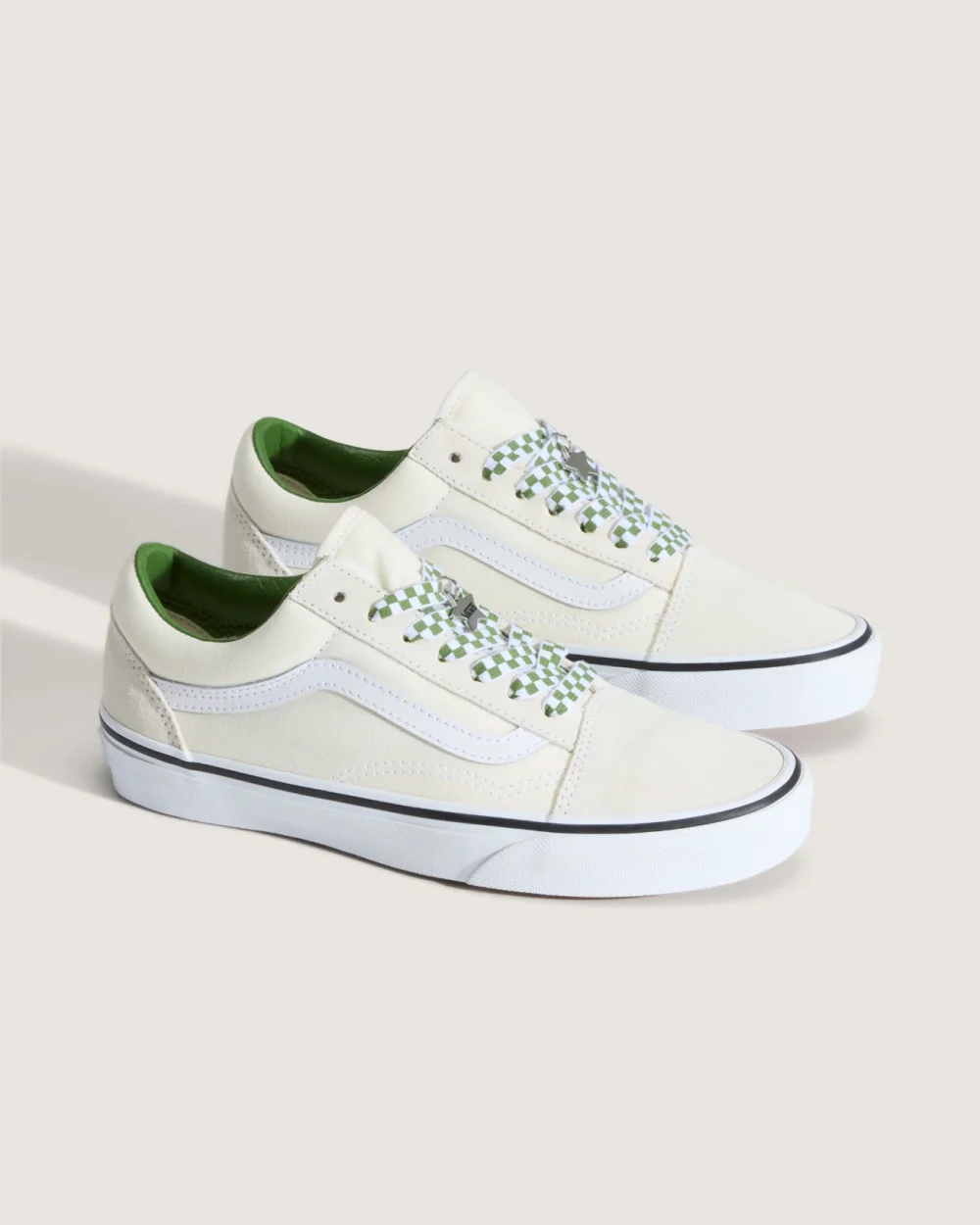 VANS - נעלי סניקרס Old Skool – V00D6WBOM – marshmallow-green – 1