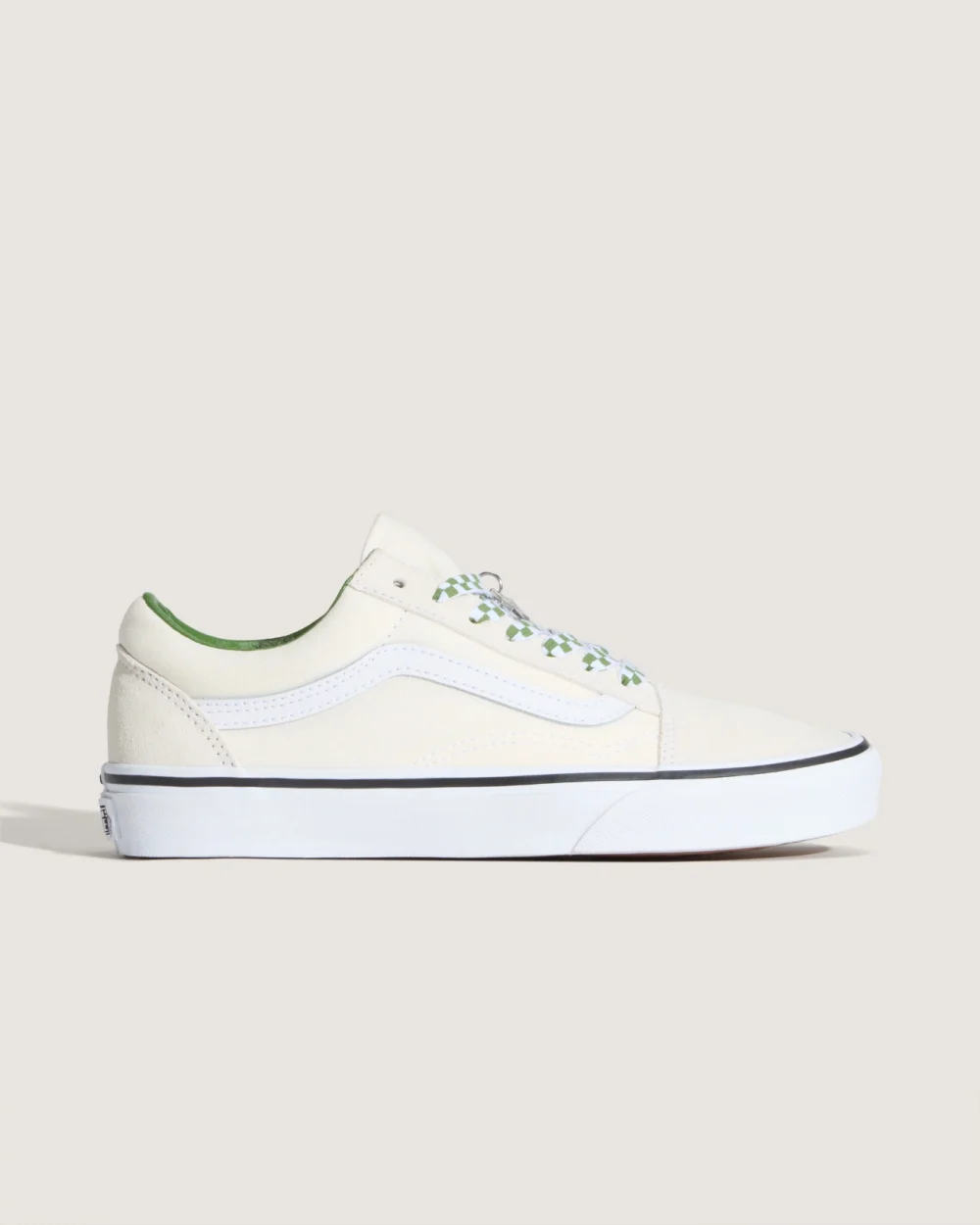 VANS - נעלי סניקרס Old Skool – V00D6WBOM – marshmallow-green – 4