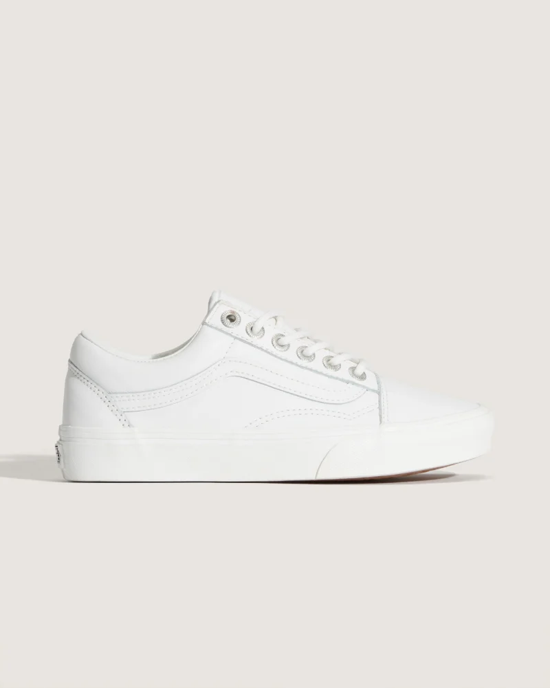 VANS - נעלי סניקרס Old Skool – V00D6WWHT – white – 4