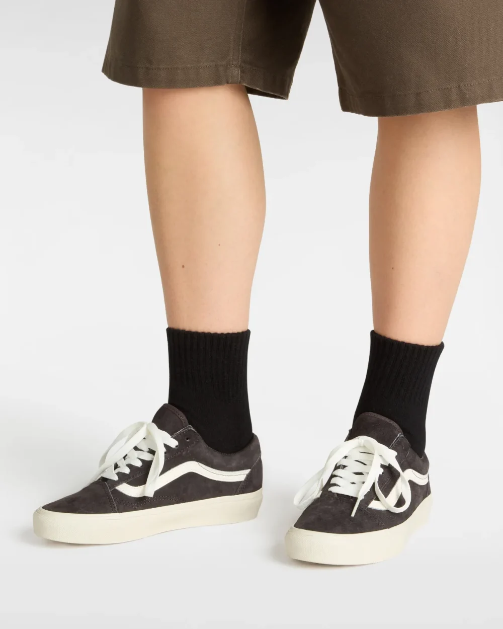 VANS - נעלי סניקרס Old Skool – V00D6WY7U – pig-suede-after-dark – 4