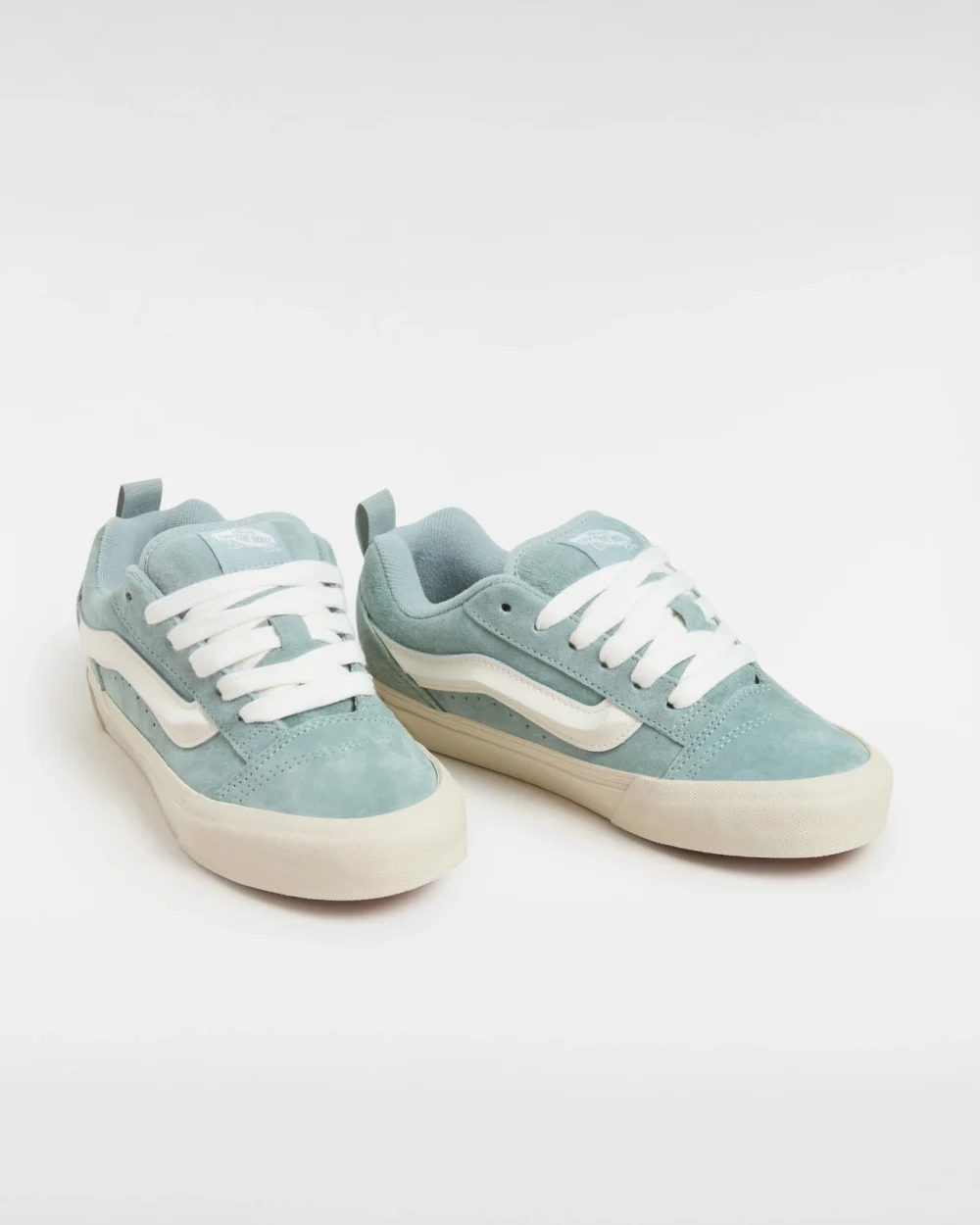 VANS - נעלי סניקרס Knu Skool – V00D6ZTTN – pig-suede-puritan-gray – 1