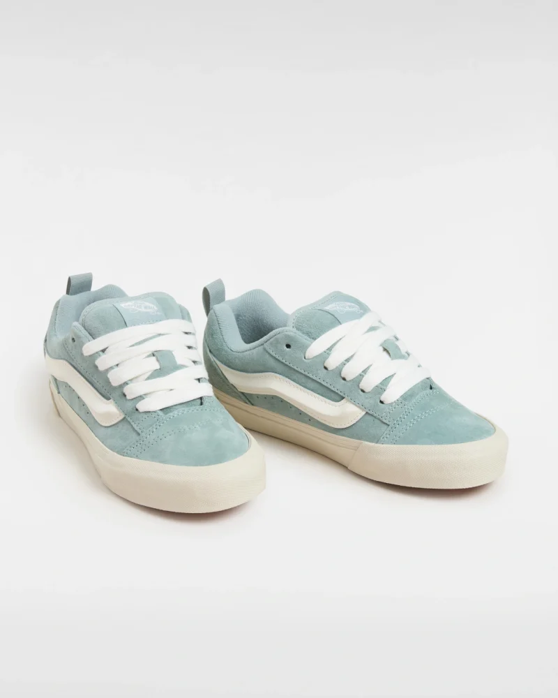 VANS - נעלי סניקרס Knu Skool – V00D6ZTTN – pig-suede-puritan-gray – 1