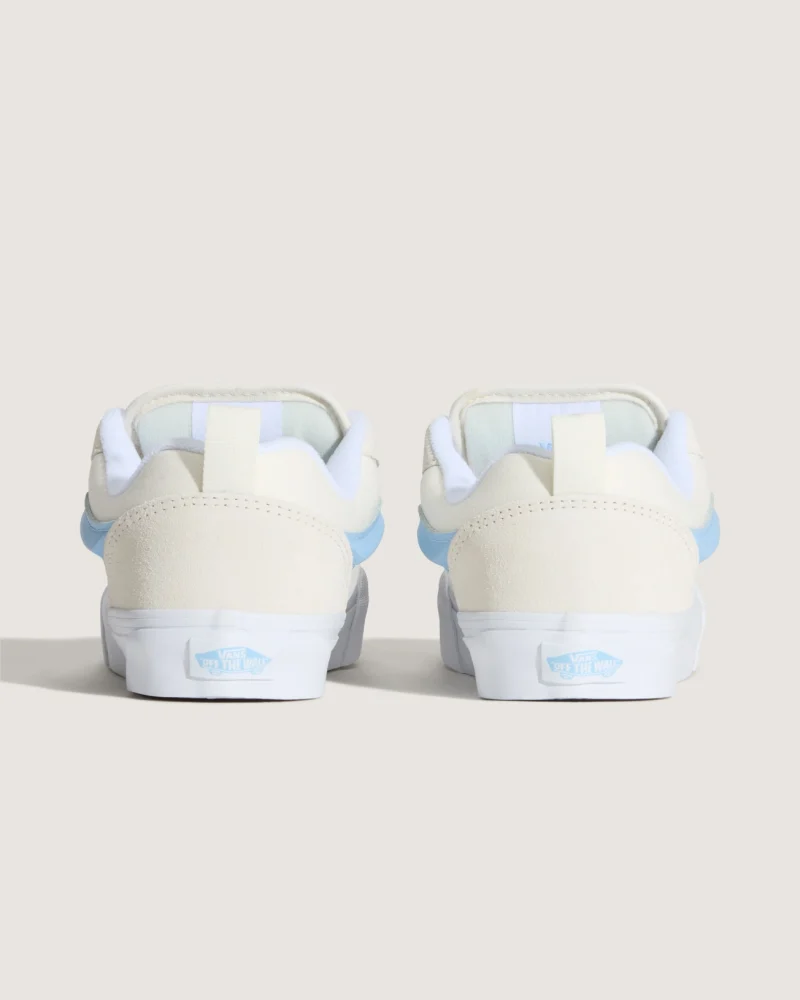 VANS - נעלי סניקרס Knu Skool – V00D6ZZ5D – oversized-lace-white-blue – 3