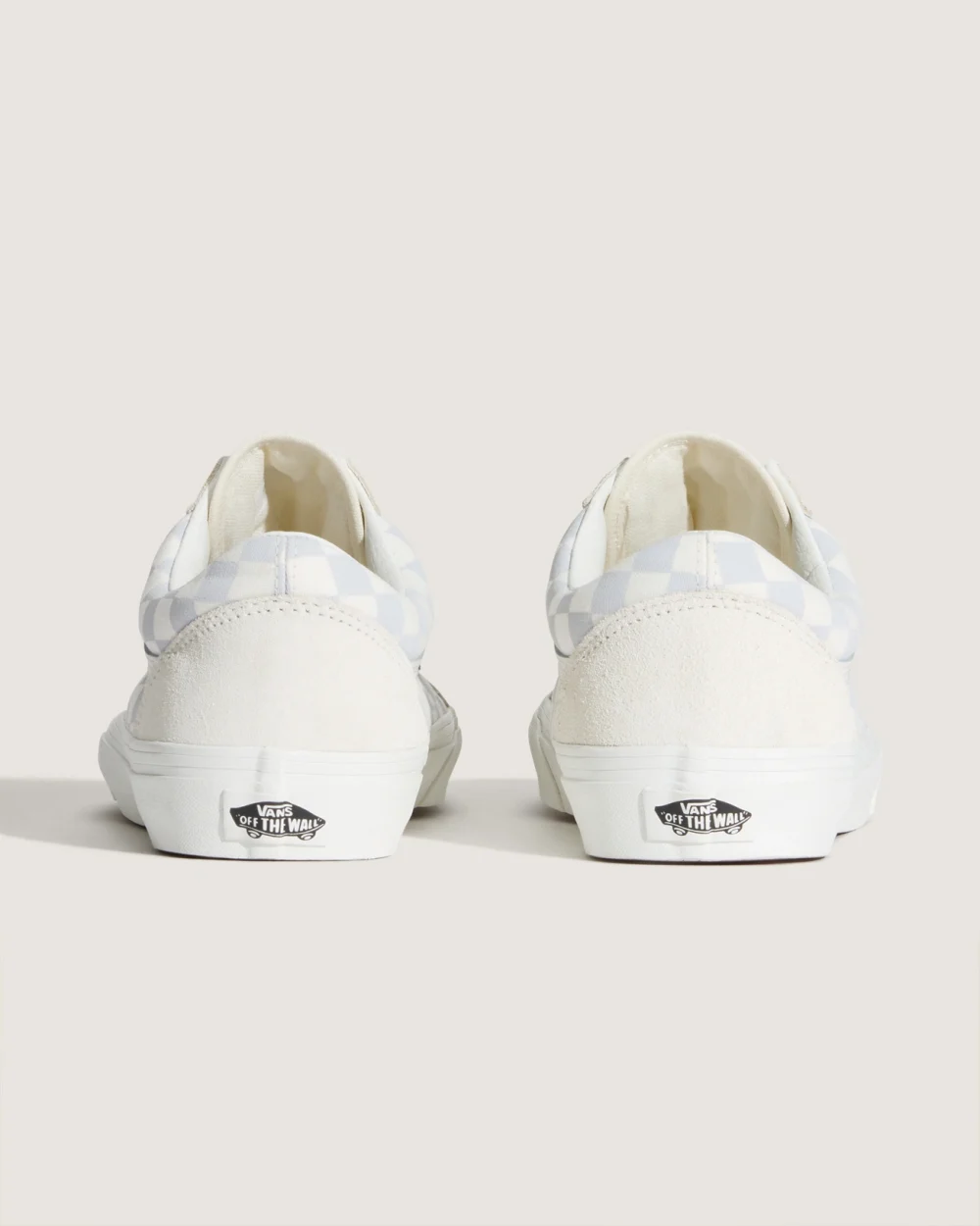 VANS - נעלי סניקרס Old Skool – V00D7Z0BP – checkerboard-gray-marshmallow – 3