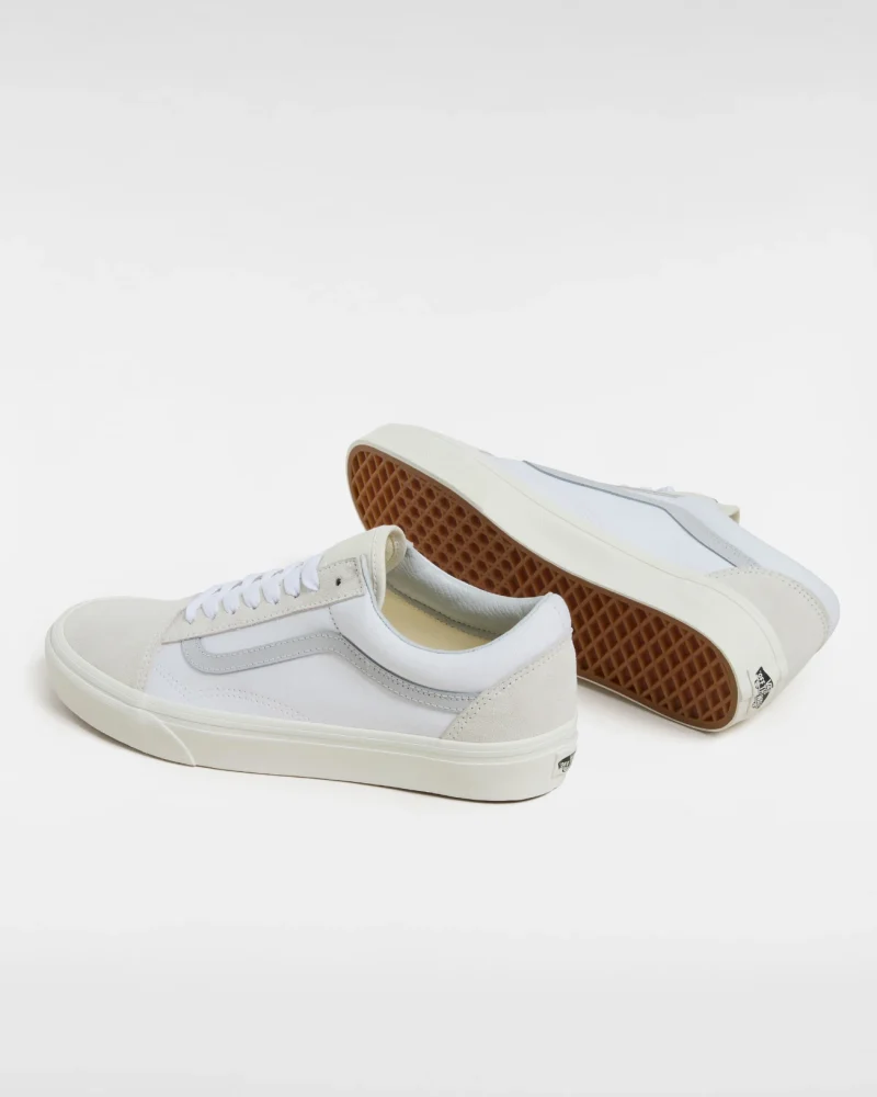 VANS - נעלי סניקרס Old Skool – V00D7ZQJM – marshmallow-white – 2