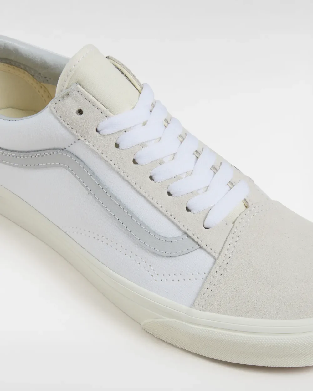 VANS - נעלי סניקרס Old Skool – V00D7ZQJM – marshmallow-white – 3